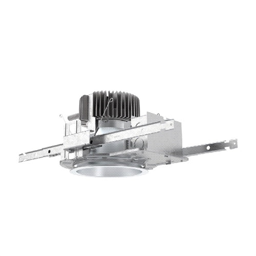 Gotham EVO6 40/15 MWD MVOLT GZ10 AR LSS 6" LED Recessed Lighting, 4000K, 1500 Lumens, Clear Reflector and Flange, Medium Wide Distribution, 120-277V, 0-10V Driver Dims to 10%, Self-Flanged Trim, Semi-Specular Finish