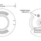 Greengate OAC-P-0500-MV Ceiling Sensor 500 Sq Ft Room Size