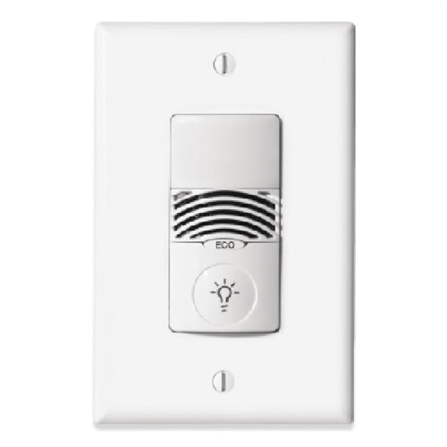 Greengate ONW-D-1001-MV-N-V NeoSwitch Dual Tech/Single Level Wall Switch Sensor (Neutral Required), 800W 120V Incandesccent, 1200W 120V Fluorescent, 2700W 277V Fluorescent, Ivory