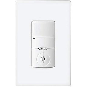 Greengate ONW-P-1001-DMV-W NeoSwitch PIR Occupancy Sensor/Switch, 120/277V, White