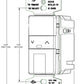 Greengate OSW-P-010-LA 1200W 120V/AC-60Hz / 2200W 277V/AC-60Hz LED and Fluorescent Single Pole / 3-Way 0-10V Occupancy Dimmer Sensor, Light Almond