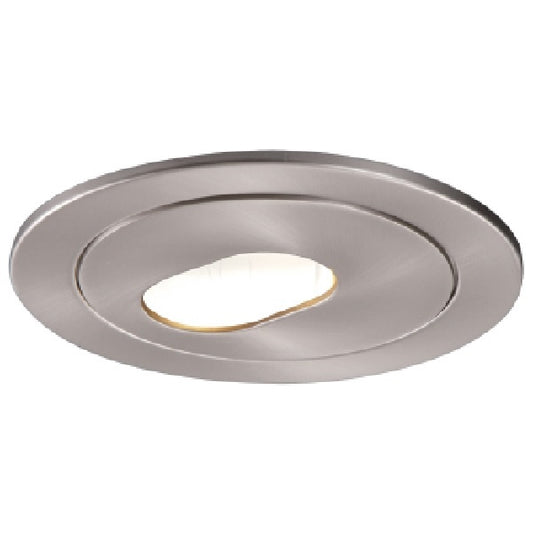 Halo Recessed 1420SN 4" Low Voltage Adjustable Slot Aperture Trim, Satin Nickel