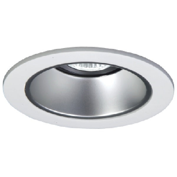 Halo Recessed 1421H 4" Low Voltage Reflector Trim, Haze Reflector with White Trim Ring