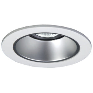 Halo Recessed 1421H 4" Low Voltage Reflector Trim, Haze Reflector with White Trim Ring