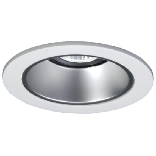Halo Recessed 1421H 4" Low Voltage Reflector Trim, Haze Reflector with White Trim Ring