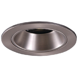Halo Recessed 1421SN 4" Low Voltage Reflector Trim, Satin Nickel Reflector with Satin Nickel Trim Ring