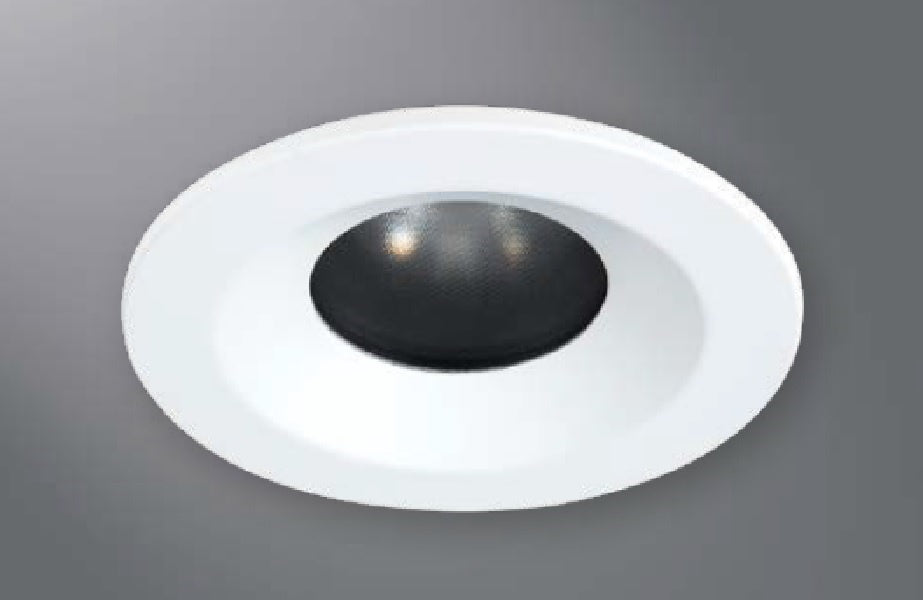 Halo Recessed 1443H 4" Line Voltage Conical Reflector, Diffuse Lens, 35 Degree Tilt, Haze