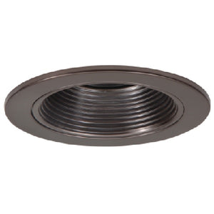 Halo Recessed 1453TBZ 4" Low Voltage Metal Downlight Baffle Trim, Tuscan Bronze Baffle with Tuscan Bronze Trim Ring