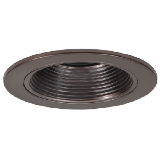 Halo Recessed 1453TBZ 4" Low Voltage Metal Downlight Baffle Trim, Tuscan Bronze Baffle with Tuscan Bronze Trim Ring