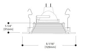 Halo Recessed 1453TBZ 4" Low Voltage Metal Downlight Baffle Trim, Tuscan Bronze Baffle with Tuscan Bronze Trim Ring