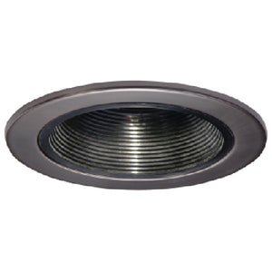 Halo Recessed 1493TBZ 4" Low Voltage Coilex Downlight Baffle Reflector Trim, Black Baffle with Tuscan Bronze Trim Ring