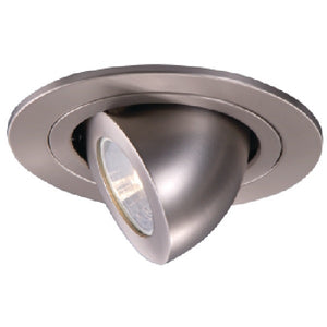 Halo Recessed 1496SN 4" Low Voltage Retractable Elbow, 60 Degree Tilt Trim, Satin Nickel