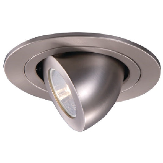 Halo Recessed 1496SN 4" Low Voltage Retractable Elbow, 60 Degree Tilt Trim, Satin Nickel