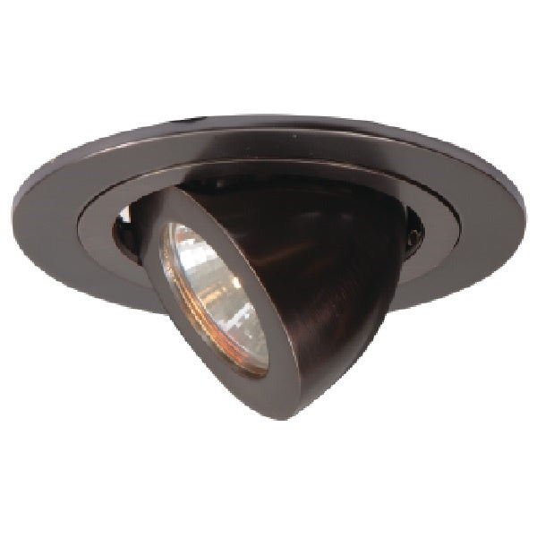 Halo Recessed 1496TBZ 4" Low Voltage Retractable Elbow, 60 Degree Tilt Trim, Tuscan Bronze