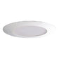 Halo Recessed 170PS 6" Albalite Lens with Reflector Shower Trim, Wet Location Listed, Polymer White Trim