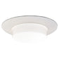 Halo Recessed 171P 6" Drop Opal Glass Lens Shower Trim, White Trim, Drop Opal Glass Lens with Reflector