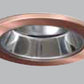 Halo Recessed 1951AC 4" Low Voltage Adjustable Lensed Shower Trim, Antique Copper Trim, Clear Specular Splay Reflector