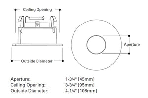 Halo Recessed 3001WHBB 3" Adjustable Pinhole with BaffleWhite with Black Baffle