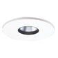 Halo Recessed 3002WHC 3" Adjustable Pinhole Reflector Trim, White with Specular Clear Reflector