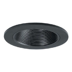 Halo Recessed 3003BKBB 3" Round Adjustable Coilex Baffle Trim,  Black Baffle, Black Trim