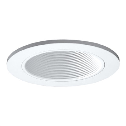 Halo Recessed 3003WHWB 3" Round Adjustable Coilex Baffle Trim,  White Baffle, White Trim