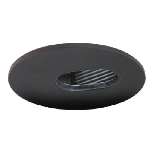 Halo Recessed 3006BKBB 3" Adjustable Slot Trim, Black with Black Baffle