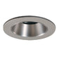 Halo Recessed 3007SN 3" Regressed Lens Shower Trim, Satin Nickel with Satin Nickel Reflector