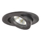 Halo Recessed 3009BKBB 3" Adjustable Flush Gimbal Trim with 35 Degree Tilt, Black with Black Baffle