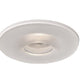 Halo Recessed 3017FGS 3" All-Glass Low-Profile Frost Curve Shower Trim, Fross Glass