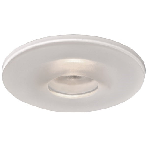 Halo Recessed 3017FGS 3" All-Glass Low-Profile Frost Curve Shower Trim, Fross Glass