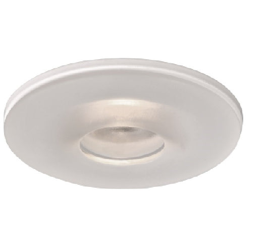 Halo Recessed 3017FGS 3" All-Glass Low-Profile Frost Curve Shower Trim, Fross Glass
