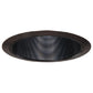 Halo Recessed 310TBZ 6" Coilex Baffle with Metal Trim Ring, Tuscan Bronze Trim, Black Baffle