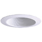 Halo Recessed 310WG 6" Coilex Baffle with Metal Trim Ring, White Trim, White Baffle