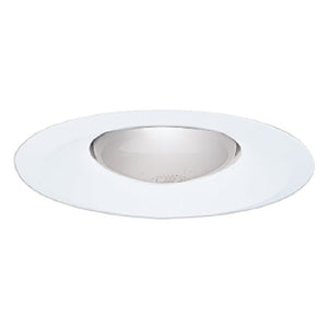 Halo Recessed 327P 6" Open Splay and Wall Wash Trim for BR30 and PAR30 Lamps, White Splay Trim, Socket Bracket