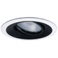 Halo Recessed 376P 6" Adjustable with 30 Degree Tilt, White Trim, Black Baffle