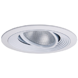 Halo Recessed 376W 6" Adjustable with 30 Degree Tilt, White Trim, White Baffle