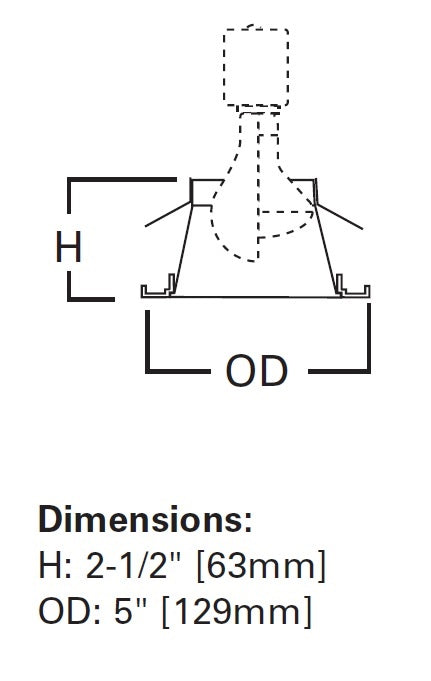Halo Recessed 4003SC 4" Line Voltage Specular Reflector, White