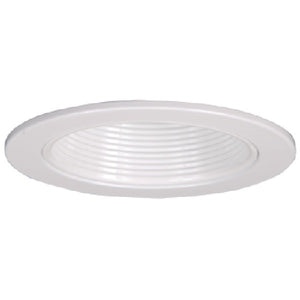 Halo Recessed 4013WB 4" Line Voltage Full Cone Metal Baffle, White Baffle White Trim