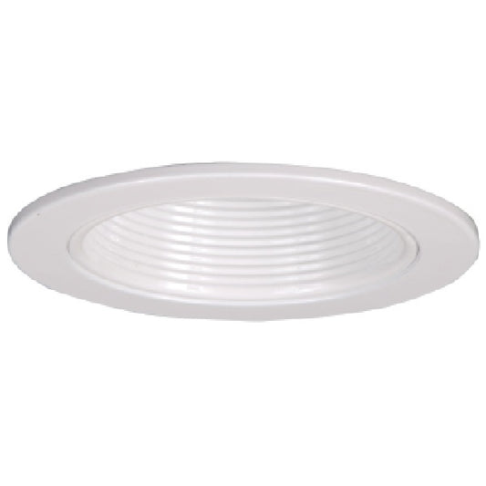 Halo Recessed 4013WB 4" Line Voltage Full Cone Metal Baffle, White Baffle White Trim