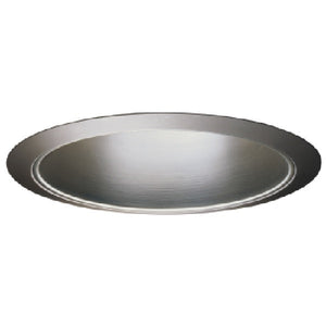 Halo Recessed 404SN 6" Specular Full Reflector Trim for A-Lamps, Satin Nickel Reflector, Satin Nickel Trim