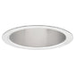 Halo Recessed 405H 6" Specular Full Cone Reflector Trim, Haze Reflector, White Trim