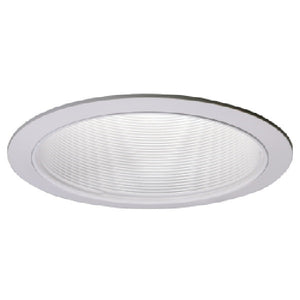 Halo Recessed 410W 6" Coilex Baffle for PAR38 and R40 Lamps, White Trim Ring, White Baffle