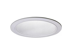 Halo Recessed 410WG 6" Trim R40, PAR38 Baffle Oversize White Trim Ring with White Baffle