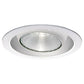 Halo Recessed 419P 6" Regressed Eyeball with Splay, 25 Degrees Tilt, White Trim and Eyeball with White Splay