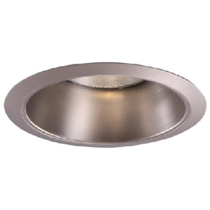 Halo Recessed 426SN 6" Metal Baffle, Satin Nickel Trim, Satin Nickel Reflector Cone