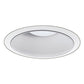 Halo Recessed 429P 6" Incandescent Line Voltage Reflector Cone, White Reflector, White Self-flange