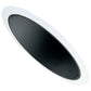 Halo Recessed 456P 6" Slope Ceiling Baffle, White Trim with Black Baffle