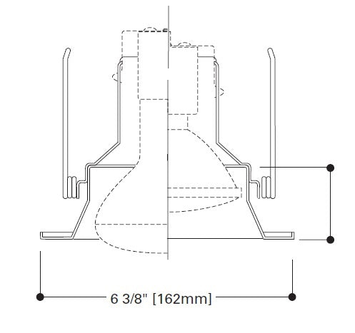 Halo Recessed 5000TBZ 5" Line Voltage Splay Trim for R and PAR Lamps in H5 Housings, Tuscan Bronze