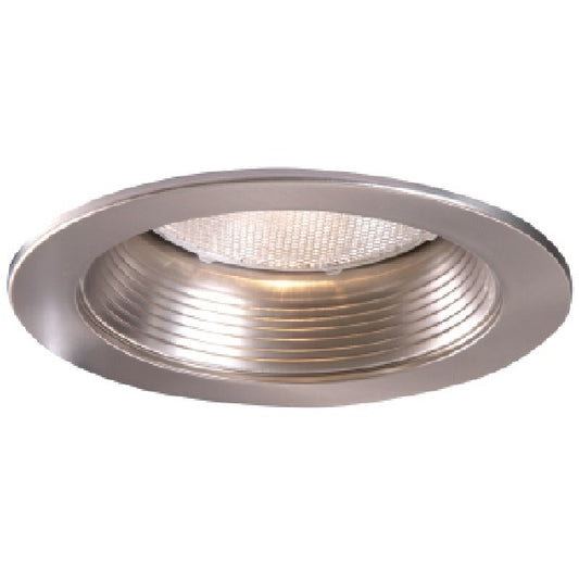 Halo Recessed 5001SN 5" Line Voltage Metal Baffle Trim for H5 Housings, Satin Nickel Trim, Satin Nickel Baffle