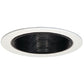 Halo Recessed 5012 5" Line Voltage High Coilex Baffle Trim for H5 Non-IC Type Housings, White Trim, Black Baffle